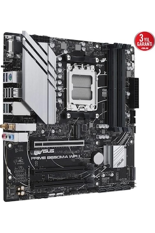 Asus Prıme B650m-a Wıfı Iı Ddr5 Hdmı Dp Pcıe 16x V4.0 Am5 Matx