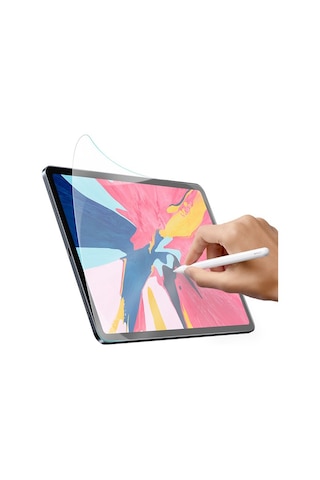Baseus Apple Uyumlu iPad Pro 12.9 İnch 2021-2020-2018 Paper Like Film Darbe E