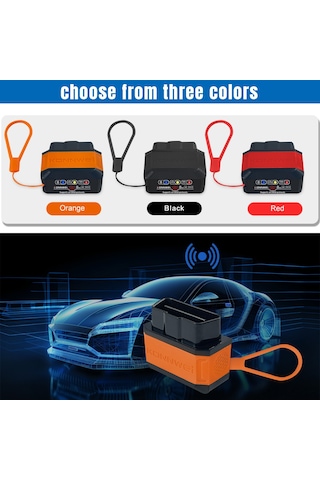 Leezsing Konnweı Kw906 Bluetooth Obd Araç Tanı Cihazı - Android & İos Uyumlu