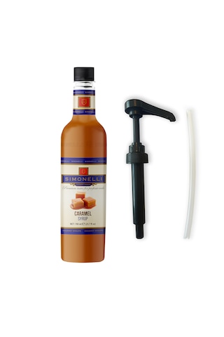 Simonelli Kahve Şurubu Karamel Aromalı + Vanilya Aromalı 2 x 700 ML