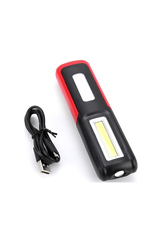 Manyetik Kaymaz Enerji Tasarruflu Cob Çalışma Işığı Ayarlanabilir Braket Siyah