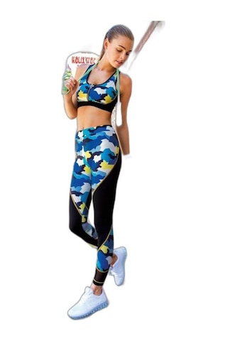 Yeni Inci T134 (Yoga-Fıtness-Pilates-Koşu) Sporcu Taytı Tek Alt