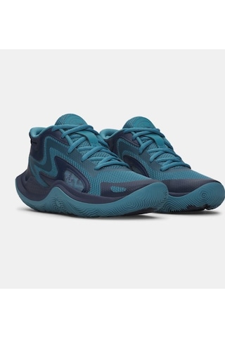 Under Armour Gs Jet 25 Çocuk Basketbol Ayakkabısı 6001587-466 Mavi