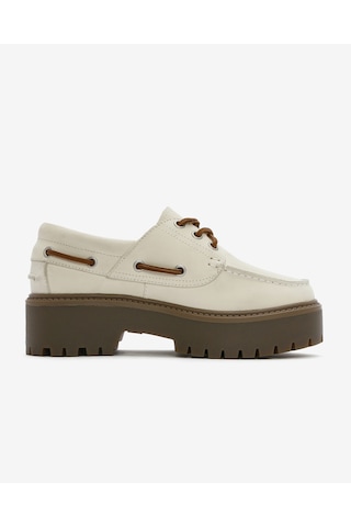 Timberland Stone Street Boat Shoe Kadın Natural Nubuck Tekne Ayakkabısı Tb0a2gvfex41 Natural Nubuck Beyaz