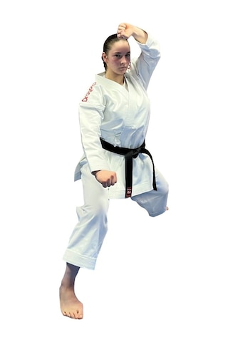 Dragondo 11101 Karate Kata Elbisesi Set 2 Ceket 1 Pantolon Beyaz
