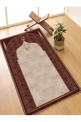 Seccade Yumuşak Diz Acıtmayan Halı Seccade Gold