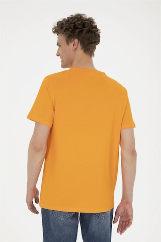U.s. Polo Assn. Erkek Regular Fit Tişört 50279620-vr051-turuncu