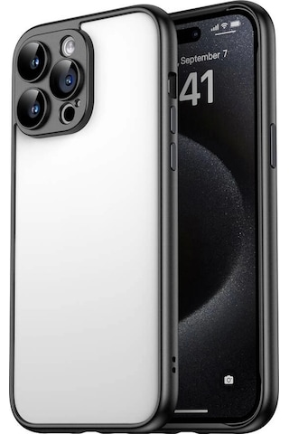 Apple Uyumlu iPhone 15 Pro Max Kılıf Zore Kamera Korumalı Bontez Bumper