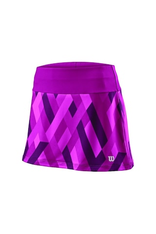 Wilson Wra769302 Uwıı Print 12.5 Mor Kadın Tenis Eteği