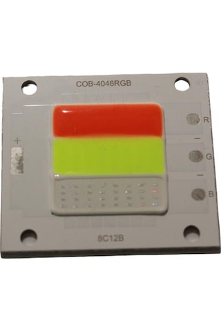 DC24-30V 600-700mA 50W RGB Projektör Çipi DC24-30 Volt 50 Watt Cob Led Projektör Ledi