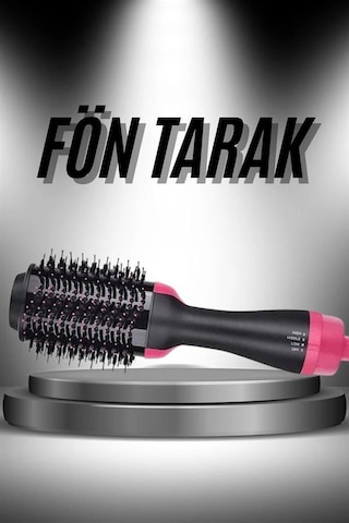 Mey İthalat Saç Şekillendirici Ve Saç Düzleştirici Fön Tarağı Tarak Fırça 1200w Saç Kurutma