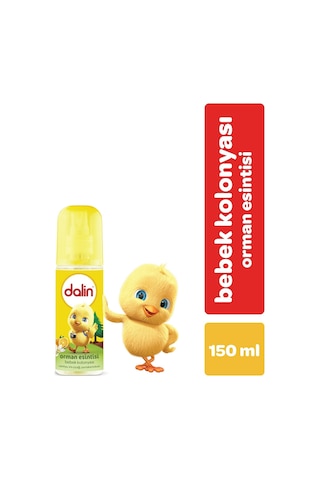 Dalin Bebek Kolonyası 150Ml (Orman Esintisi-Çiçek Bahçesi) Karma