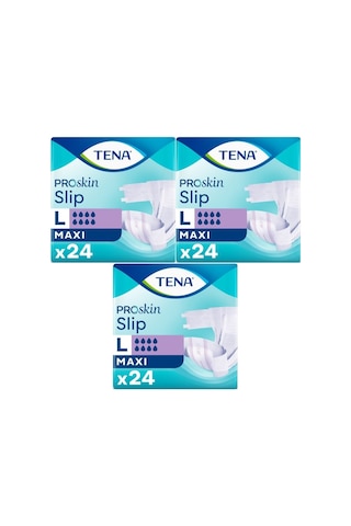 Tena Proskin Slip Maxi Bel Bantlı Yetişkin Bezi L - 72 Adet