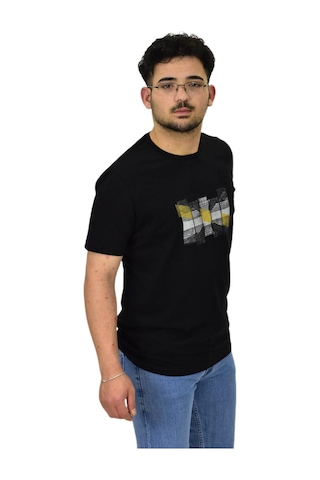 Raymons Erkek Sıfıryaka Baskılı Tişört Bgl-st04526 Siyah