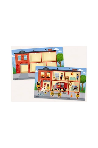Melissa & Doug Yeniden Kullanılabilir Sticker Pad - Kasabam Serisi 200+ Çıkartma, 5 Sahne