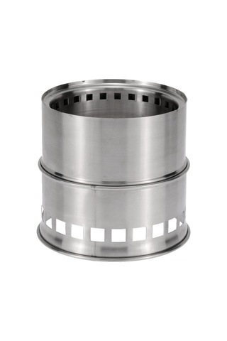 Ranyeek Kuru Odun Ve Alkolle Çalışan Taşınabilir Çelik Kamp Fırını - Bisiklet Çantasıyla Easy Carry Çok Renkli