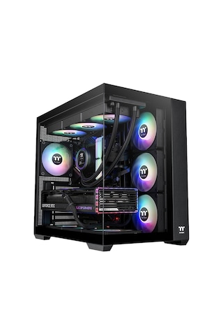 Thermaltake View 380 850w 80+ Gold Argb Usb 3.2 Siyah Atx Mid Tower Kasa Ca-3z2-85m1we-00