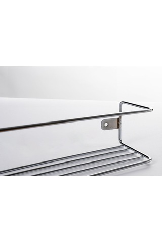 Çok Amaçlı Tek Katlı Raf Baharatlık Krom Çok Renkli