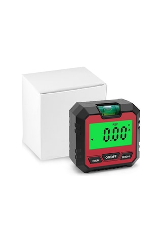 Pazly Dijital Açı Ölçer - 4x90 Ölçüm, Hassas Kesim & Tamir İçin Kompakt Seviye Aleti