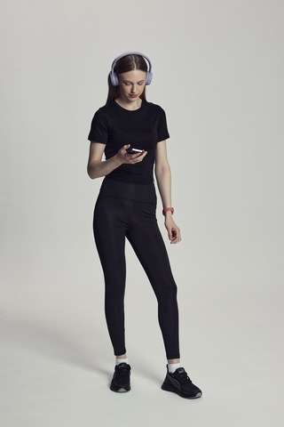 Scorp Lyra Kadın Crop Bambu Tişört Siyah Standart