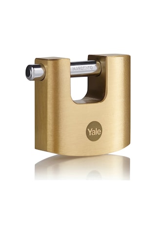 Yale Oval Kayar Pimli Pirinç Asma Kilit 90 MM Y114B/90/118/1