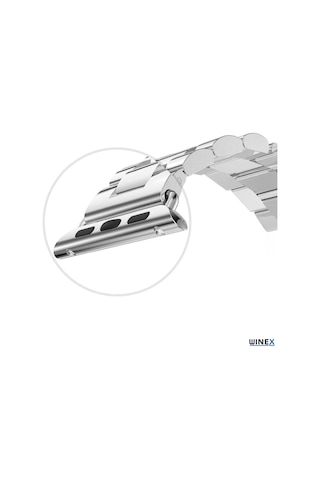 Winex 42-49mm Yeninesil Akıllısaat Kordonu Metal Gri