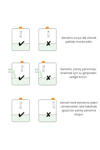Bv0222 - Akıllı Su / Sıvı Seviye Sensörü Tuya Mobil Uyumlu 0
