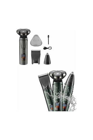 Tıraş - 408 - Makinesi Profesyonel 3in1 Dijital Göstergeli 3 Başlıklı - Dpmıx-hb - Erkek Bakım