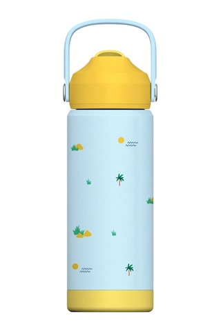Sipnjoy - Flipsip Çocuk Su Termosu 550 Ml - Snappy Croc Sanppy Croc