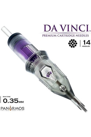 Bishop Davinci V2 1214 Rslt Round Shader Long Taper Kartuş Dövme İğnesi