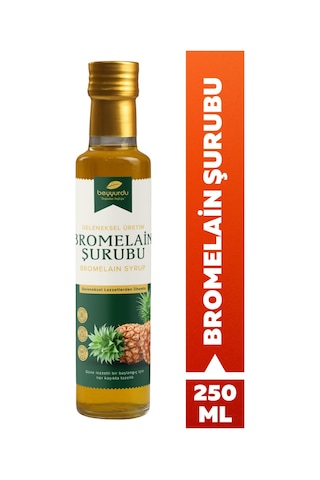 Bromelain Şurubu Beyyurdu Ananas Ekstreli Günlük Destek Şurubu 250 ML Bromelain Şurubu Beyyurdu Ananas Ekstreli Günlük Destek Şurubu 250 ML