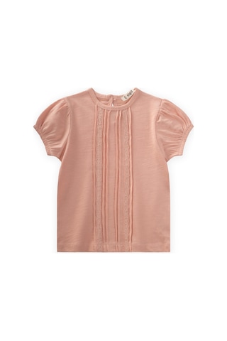 Cigit Dantel Şeritli Bluz 1-5 Yaş Yavruağzı Yavru Ağzı