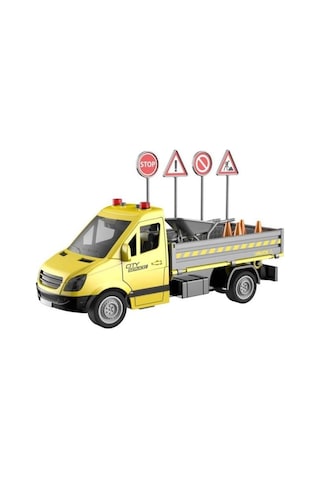 Ctoy 1:16 Sesli Ve Işıklı Yol Tamir Ve Bakım Aracı Çok Renkli