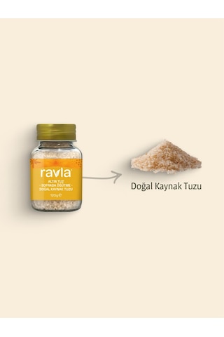 Ravla Altın Tuz Doğal Kaynak Tuzu 120 G
