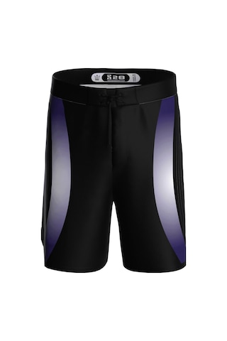 Pose I Down Purple Vision Boardshort Erkek Fizik Ve Deniz Şortu Siyah