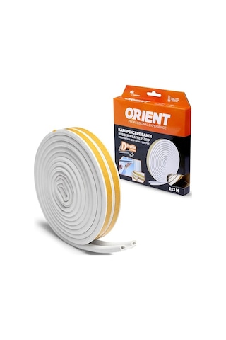 Orient Kapı Pencere Fitili Izolasyon Bandı Beyaz 2X3 6 Mt