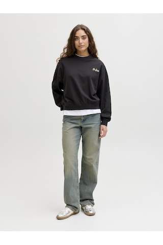 Jack & Jones Kadin Sirt Baskili Sweatshirt - Gia - 12290097 Phantom