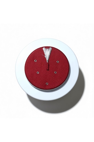 Fabrikam06 Bordo Başkan Sarık Beyaz Saten Sarık Cami Sarığı İmam Sarığı S161 60 Cm Bordo Beyaz