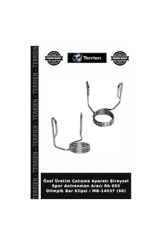 Özel Üretim Çalışma Aparatı Bireysel Spor Antrenman Aracı Rb 055 Olimpik Bar Klipsi / Mb-14037 60