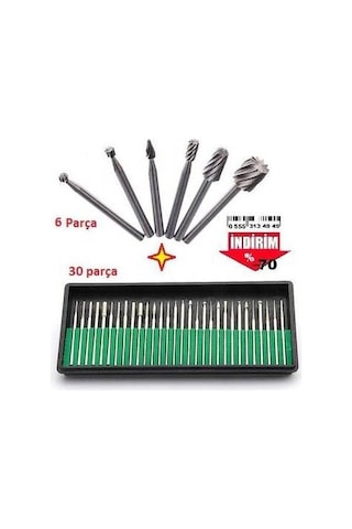 Freze Ucu Ahşap Cam Oyma Düzeltme Delme Gravür Kalıpcı Çelik Aşın