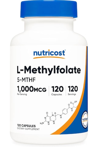 Nutricost Methylfolate Women's Health 1000mcg 120 Vegetarian Caps