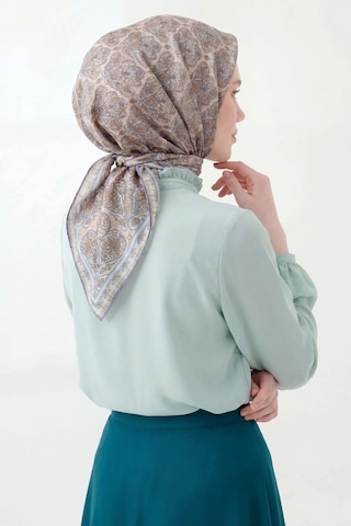 Silk Home Soft Eşarp Rûmi Gri 90x90 Çok Renkli