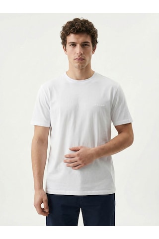 Loft Regular Fit Beyaz Erkek T-shirt Lf2042953