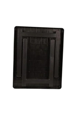 Portatif Plastik Katlanabilir Masa - 40 X 50 Cm Abanoz - Beyaz