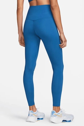 Nike One High Rise Leggings Full Length 2 Cepli Yüksek Belli Toparlayıcı Tayt Mavi Sax