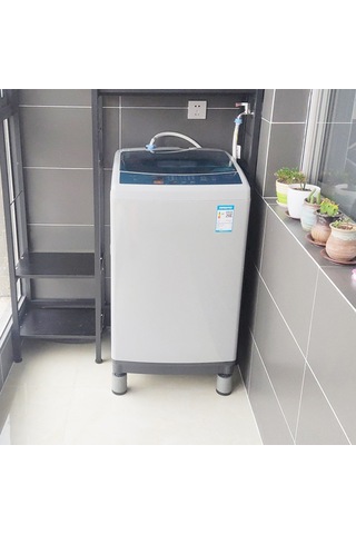 Gajeena Beyaz Eşya Yüksekliği Artırıcı Matlar - 3.5 Cm Yükseklik, Kayma Ve Sarsıntı Önleyici, Dörtlü Paket, Gri Diğer