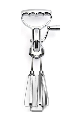 Jialan Paslanmaz Çelik Çift Kafa Yumurta Çırpıcılar Ergonomik El Gümüş