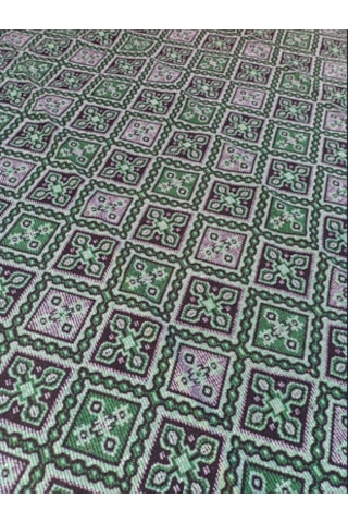 Uşak Dokuma Kilim 180x280cm Beyaz - Yeşil