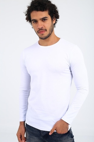 Oksit Mys Lion 4013 Slim Fit Likralı Uzunkol Basic Sweat