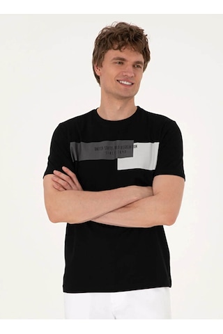 U.S. Polo Assn. Senka Siyah Erkek T-shirt 2104733 L